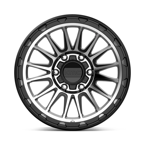 KM542 17X9 6X5.5 S-BLK MACH -12MM