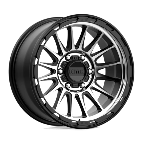 KM542 18X9 6X5.5 S-BLK MACH 00MM