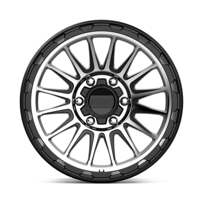 KM542 18X9 6X5.5 S-BLK MACH 00MM