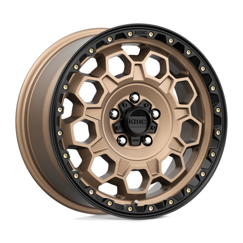 KM545 17X9 6X5.5 M-BRZ BLK LP -12MM