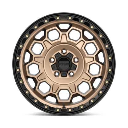 KM545 17X8 5X4.25 M-BRZ BLK LP 38MM