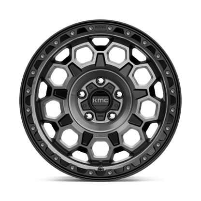 KM545 17X8 5X4.25 S-BLK GTCC 38MM