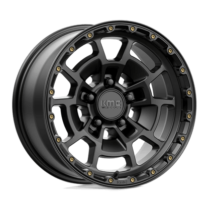 KM718 17X8.5 5X5.0 S-BLK 00MM
