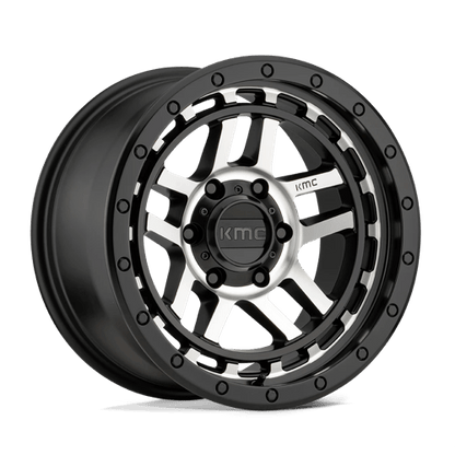 KM540 17X8.5 6X5.5 S-BLK MACH 18MM