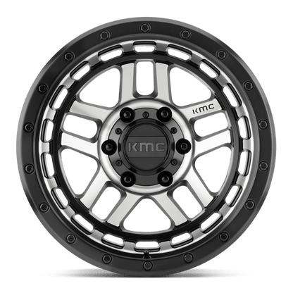 KM540 17X8.5 6X5.5 S-BLK MACH 18MM