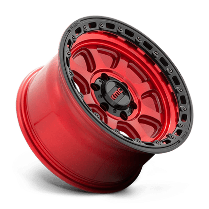 KM548 17X9 6X5.5 C-RED BLK-LP -12MM