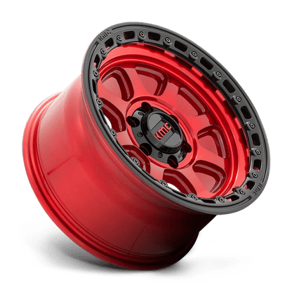 KM548 17X9 6X5.5 C-RED BLK-LP 00MM