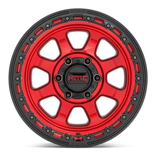 KM548 17X9 5X5.0 C-RED BLK-LP -12MM