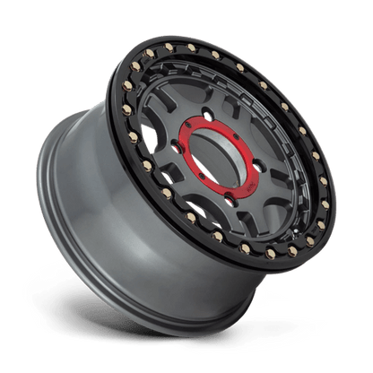RECON UTV BL 14X7 4X137 G-MTL BLK-RG +38