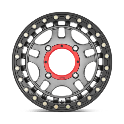 RECON UTV BL 14X7 4X137 G-MTL BLK-RG +38