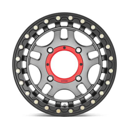 RECON UTV BL 15X7 4X137 G-MTL BLK-RG +38