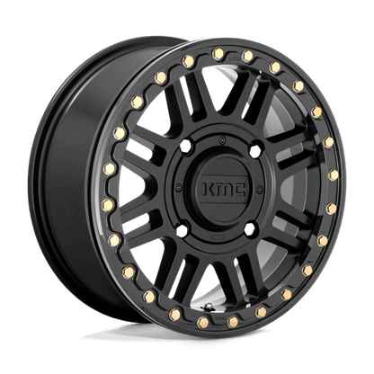 CAGE UTV BL 15X10 4X137 S-BLK BLK-RG +0