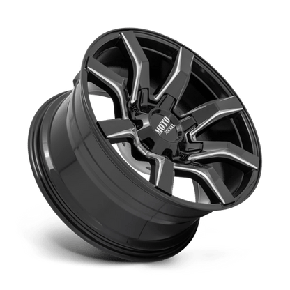 MO804 22X12 5X5.0/5.5 G-BLK MILL -44MM