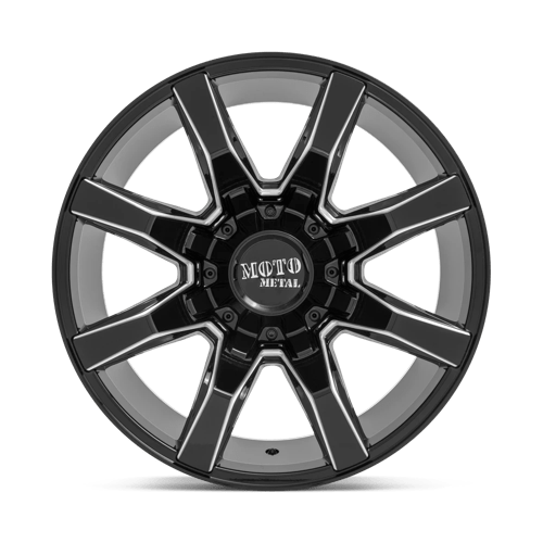 MO804 22X10 5X5.0/5.5 G-BLK MILL -18MM