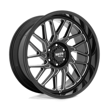 MO805 22X10 6X135 G-BLK MILL -18MM