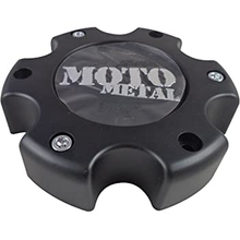 MOTO METAL CAP  MATTE BLACK 6 LUG