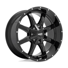MO970 17X8 5X5.0/5.5 G-BLK MILL LIP 00MM
