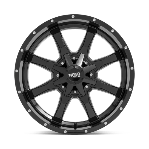 MO970 17X9 5X5.0/5.5 G-BLK MILL LP -12MM