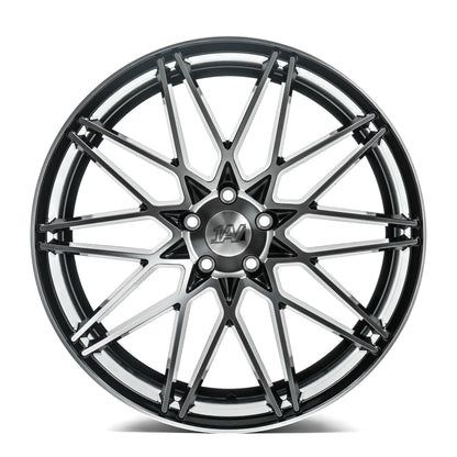 1AV ZX4 - BLACK AND POLISHED FACE