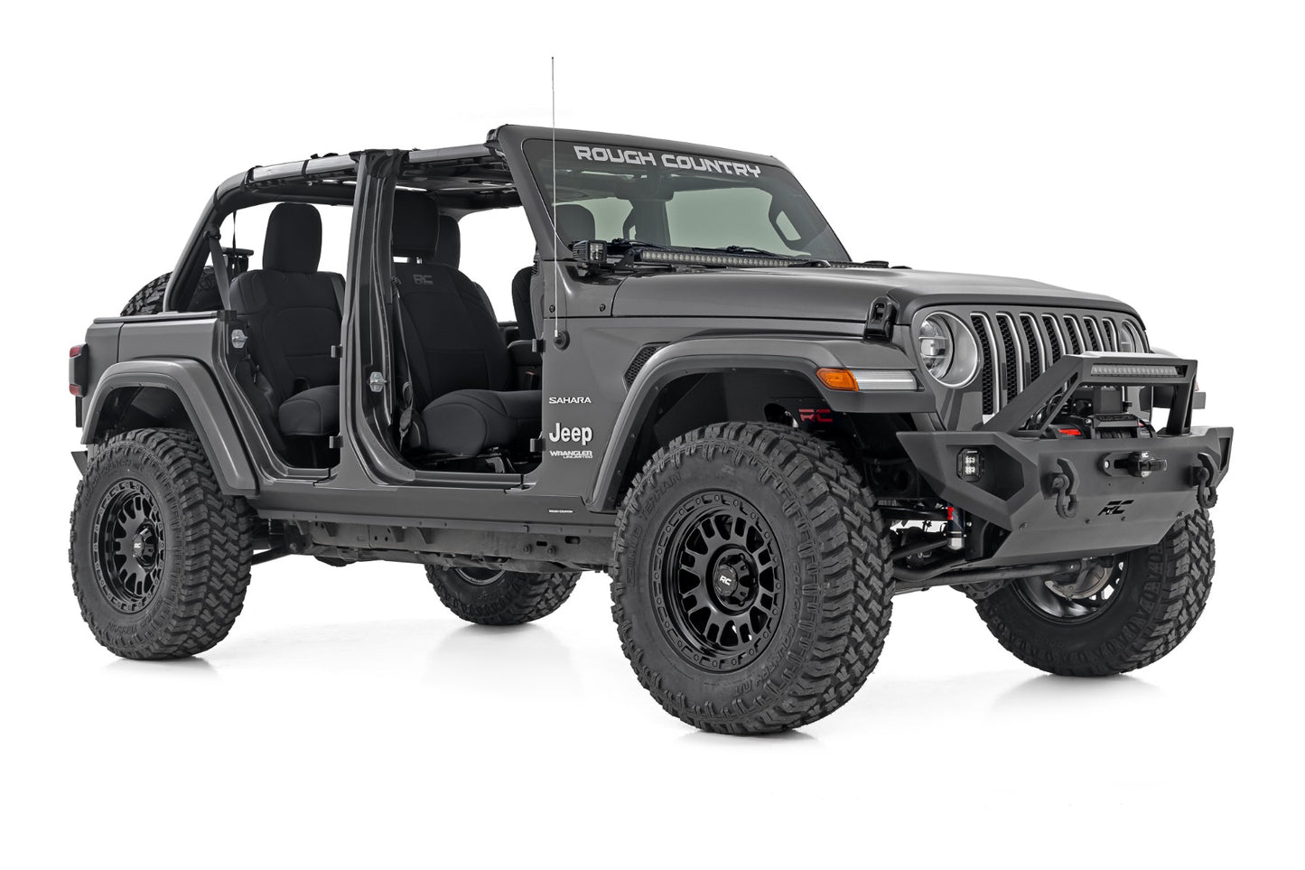 Trail Cladding Hood Protector Jeep Wrangler JL/Wrangler Unlimited (18-26) Rough Country
