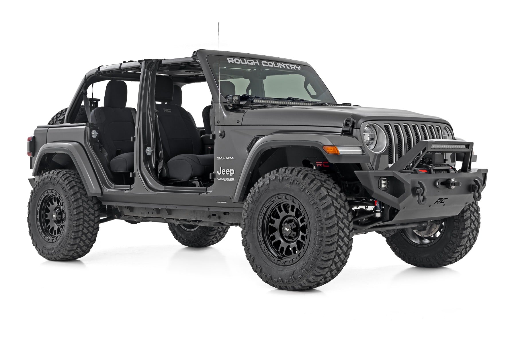 Trail Cladding Hood Protector Jeep Wrangler JL/Wrangler Unlimited (18-26) Rough Country