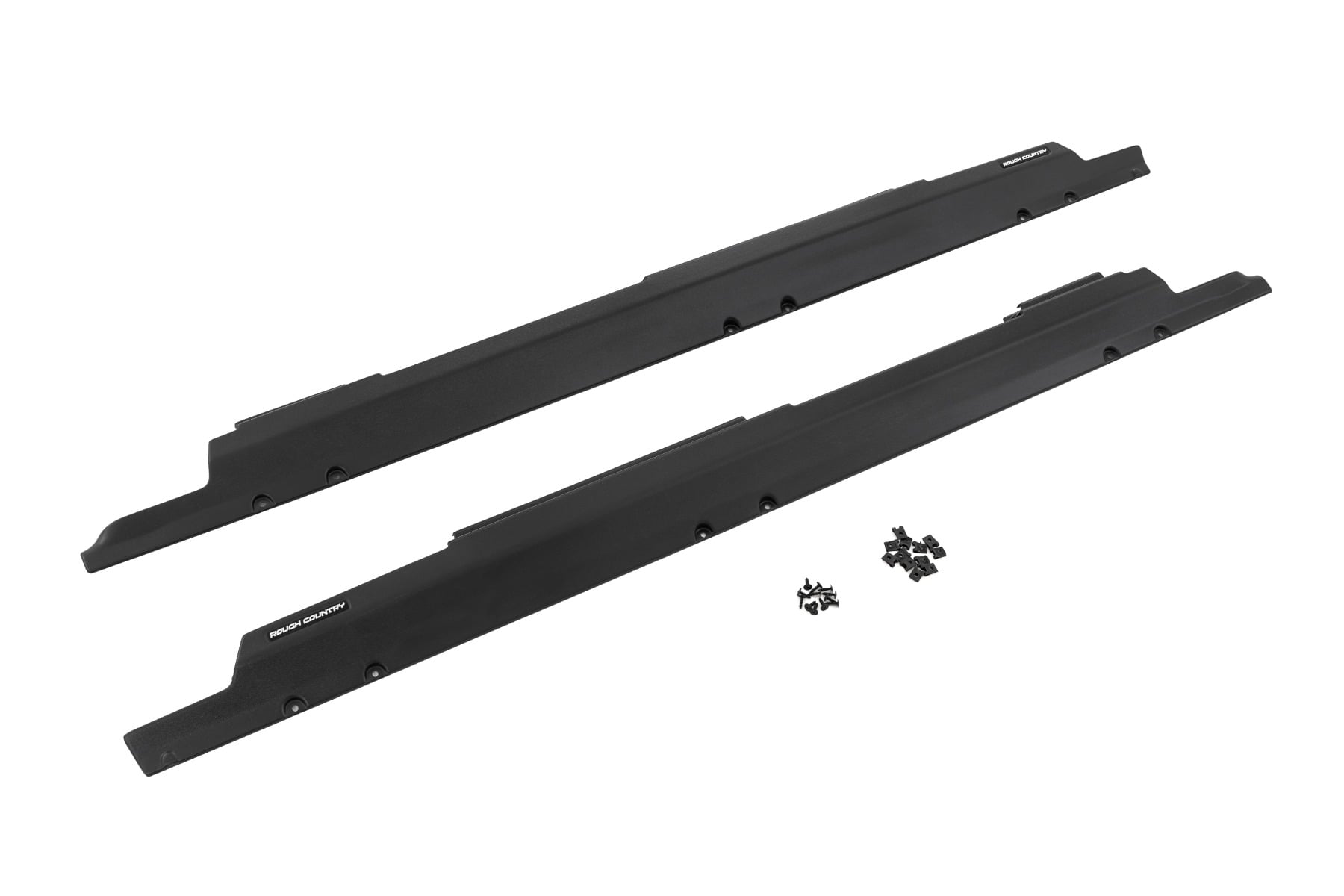Trail Cladding Rocker Sill Plates Jeep Wrangler Unlimited 2WD/4WD (07-18) Rough Country