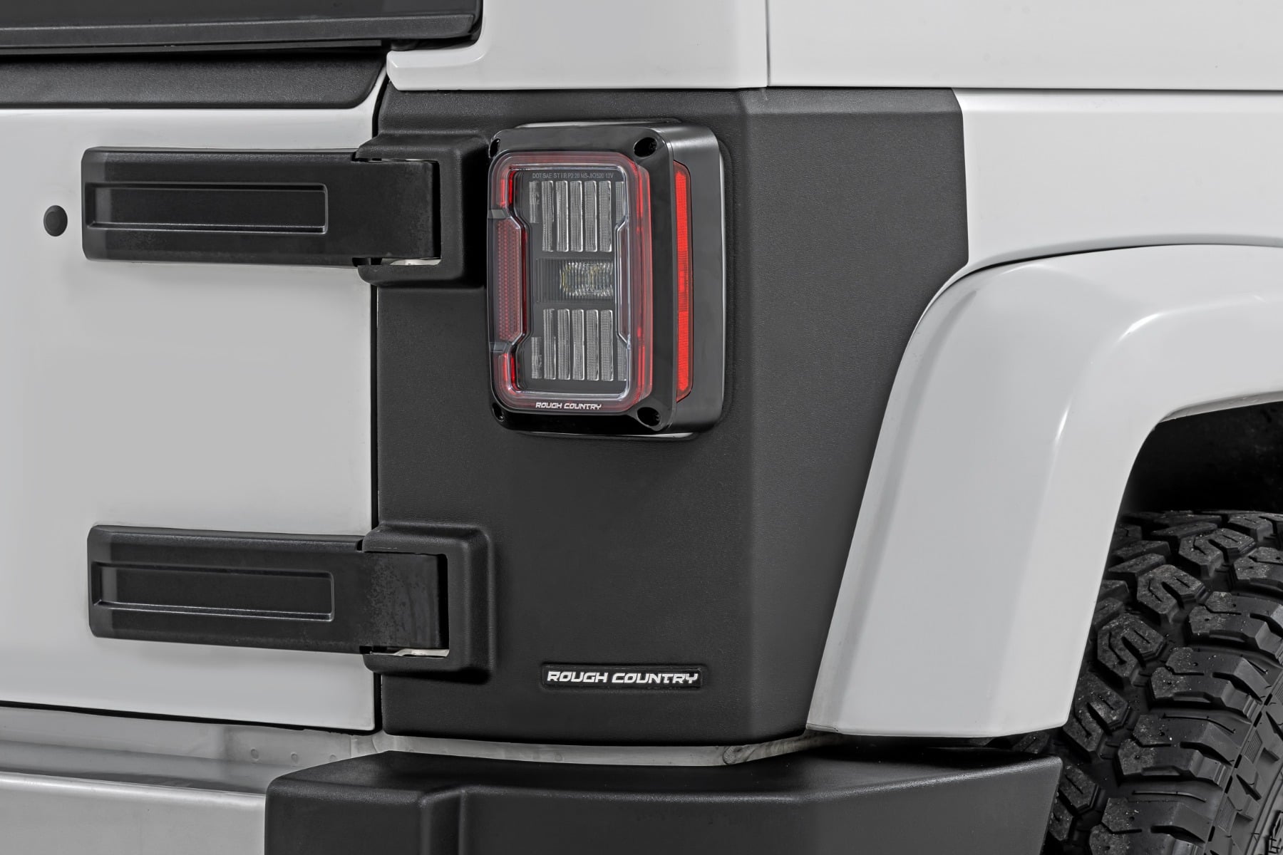 Trail Cladding Rear Corners Jeep Wrangler JK/Wrangler Unlimited (07-18) Rough Country