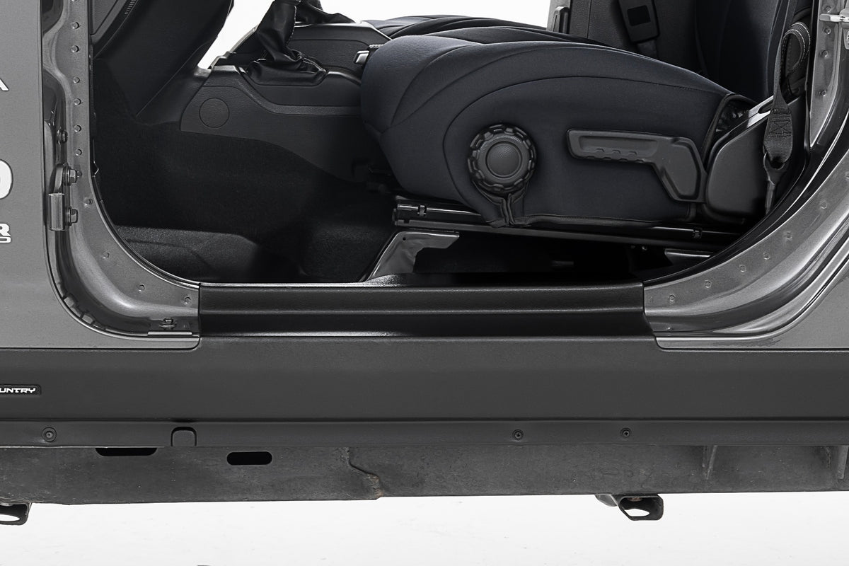 Trail Cladding Rocker Sill Plates Jeep Wrangler Unlimited 4WD (2018-2026) Rough Country