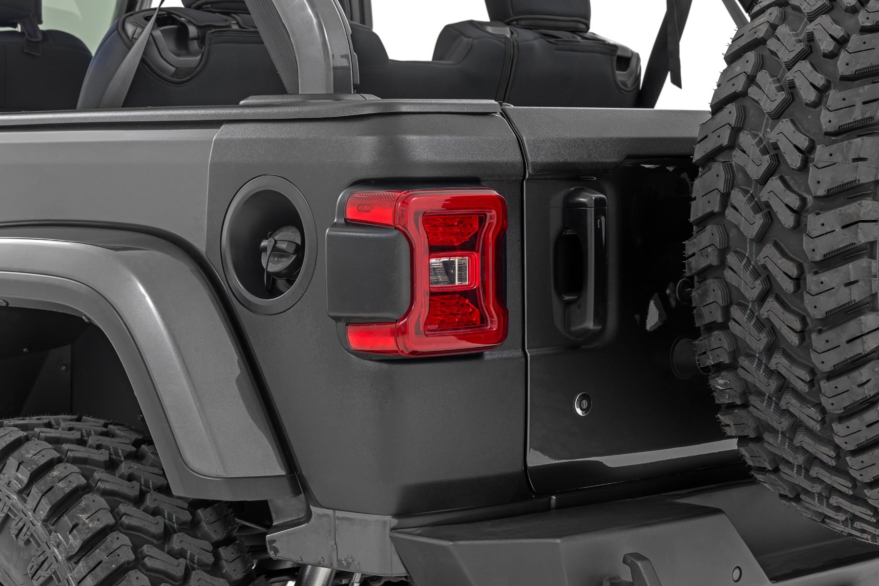 Trail Cladding Rear Corners Jeep Wrangler JL/Wrangler Unlimited (18-26) Rough Country
