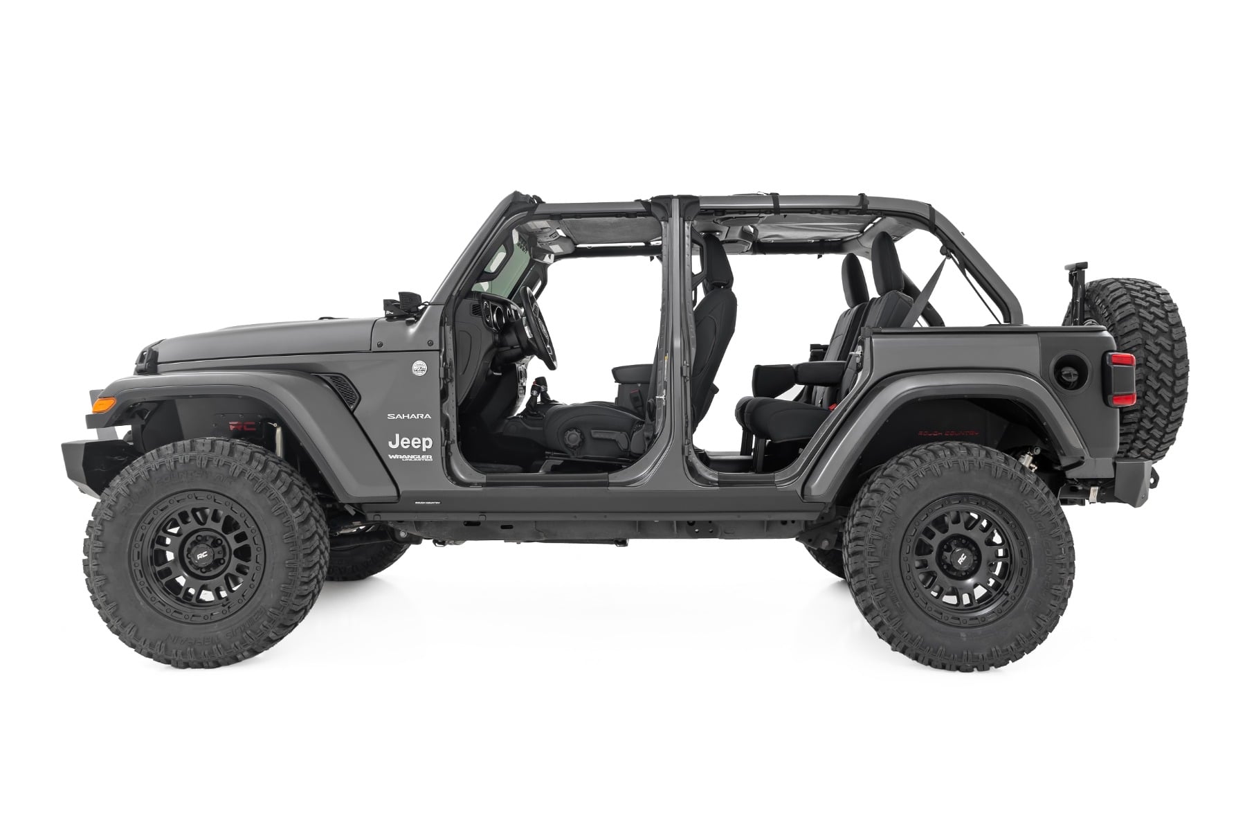 Trail Cladding Rear Corners Jeep Wrangler JL/Wrangler Unlimited (18-26) Rough Country