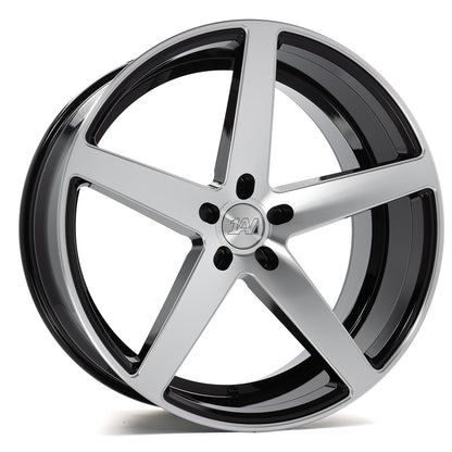 1AV ZX9 - BLACK AND POLISHED FACE
