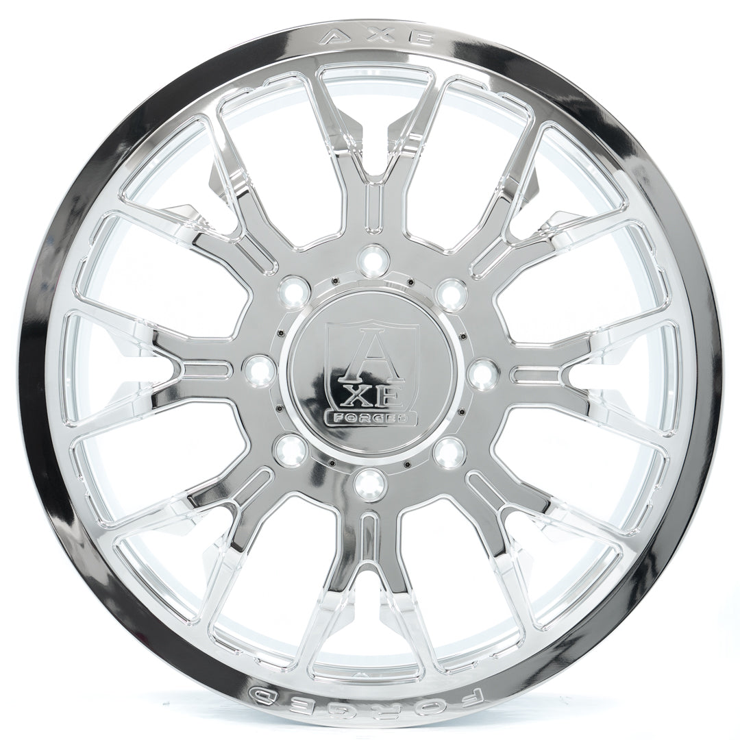 AXE WHEELS AF6 DUALLY (front) - FULLY POLISHED