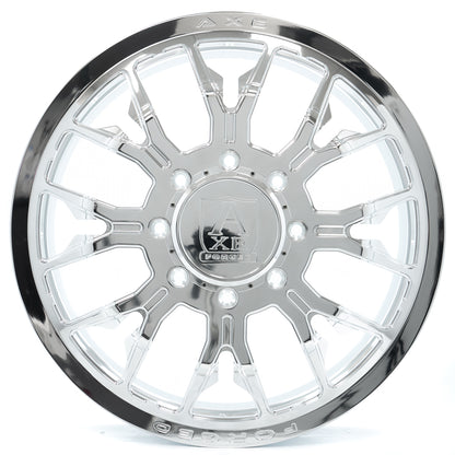 AXE WHEELS AF6 DUALLY (front) - FULLY POLISHED
