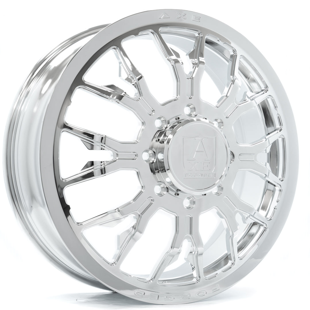 AXE WHEELS AF6 DUALLY (front) - FULLY POLISHED