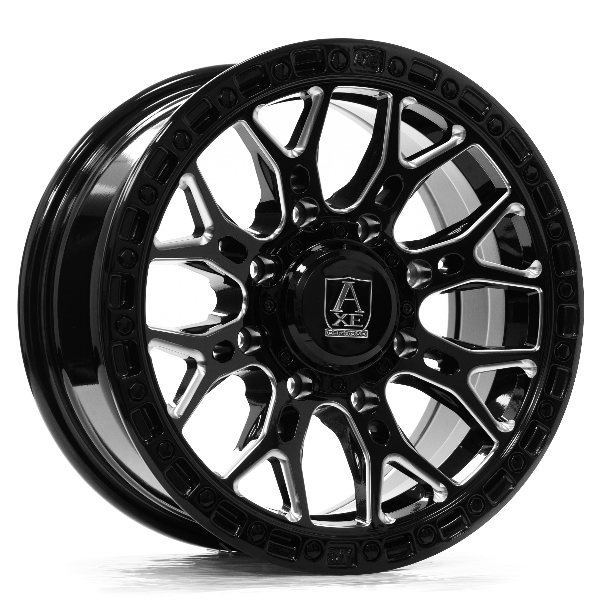 AXE WHEELS ATLAS UTV - GLOSS BLACK MILLED