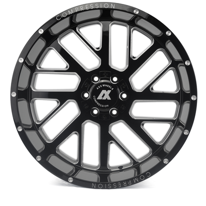 AXE WHEELS AX2.0 - GLOSS BLACK MILLED