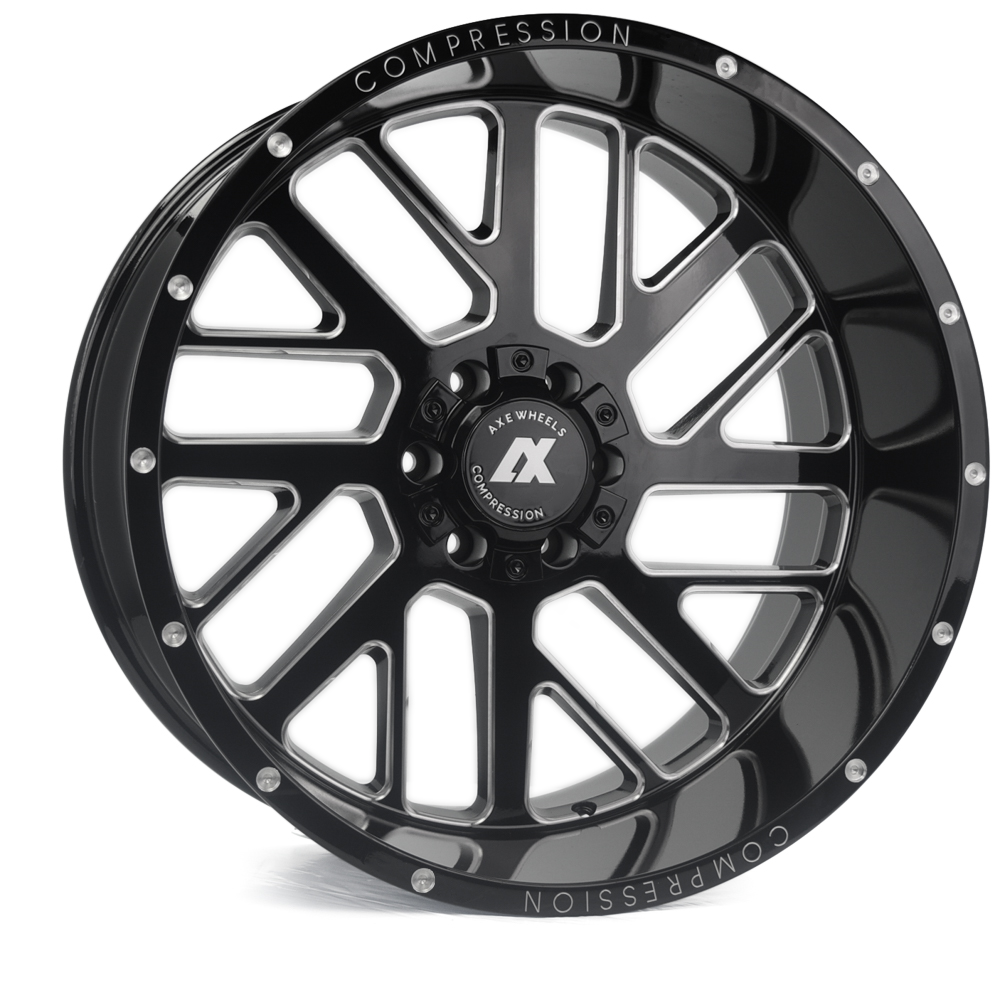 AXE WHEELS AX2.0 - GLOSS BLACK MILLED