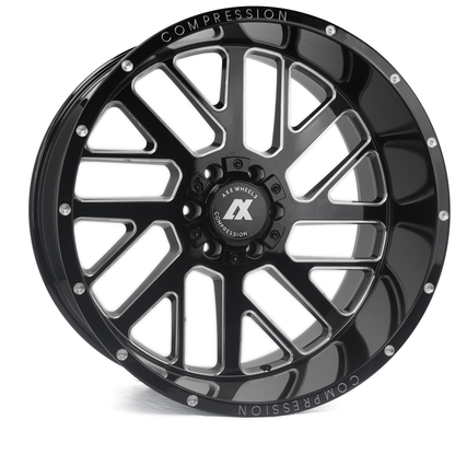 AXE WHEELS AX2.0 - GLOSS BLACK MILLED