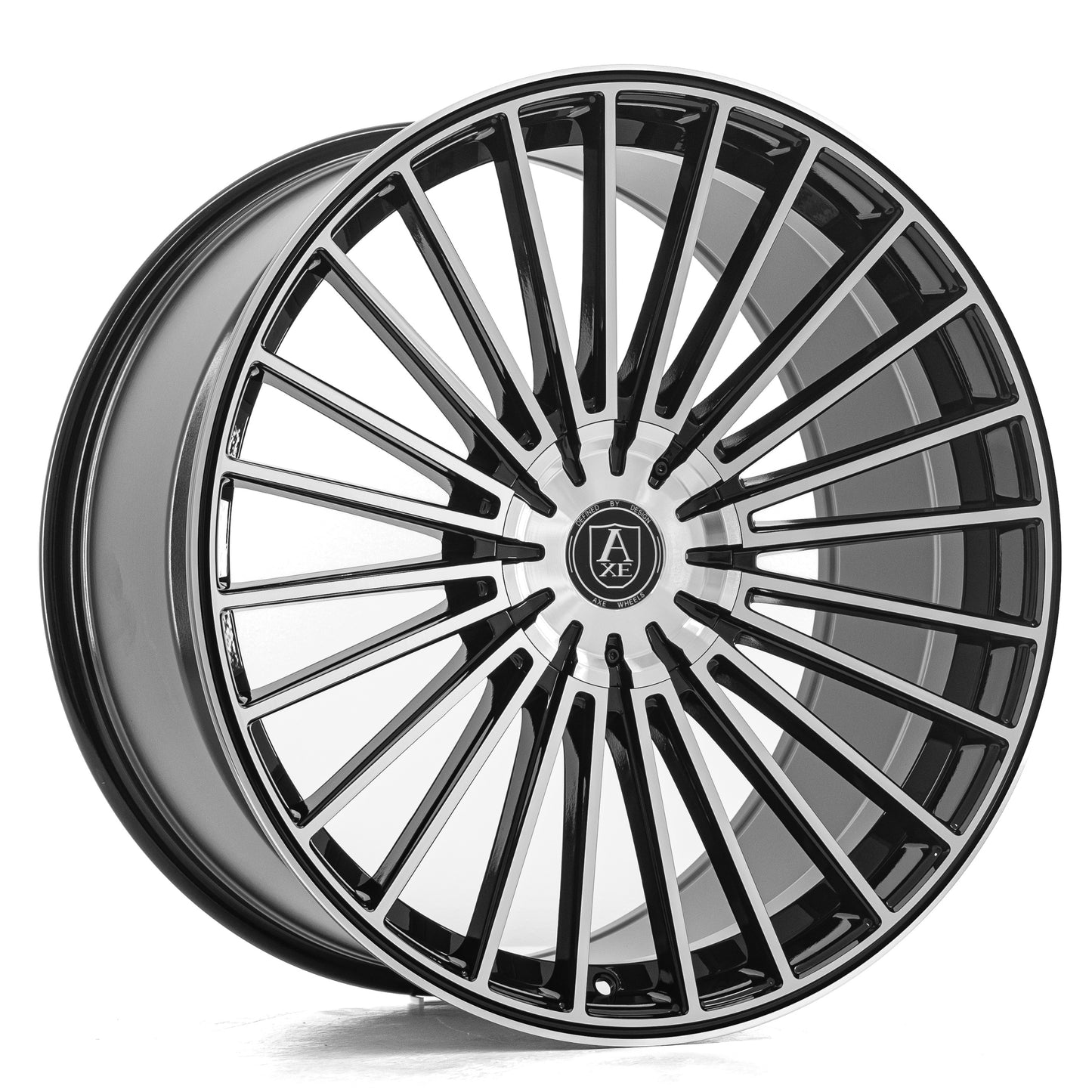 AXE WHEELS EX50 - BLACK AND POLISHED FACE