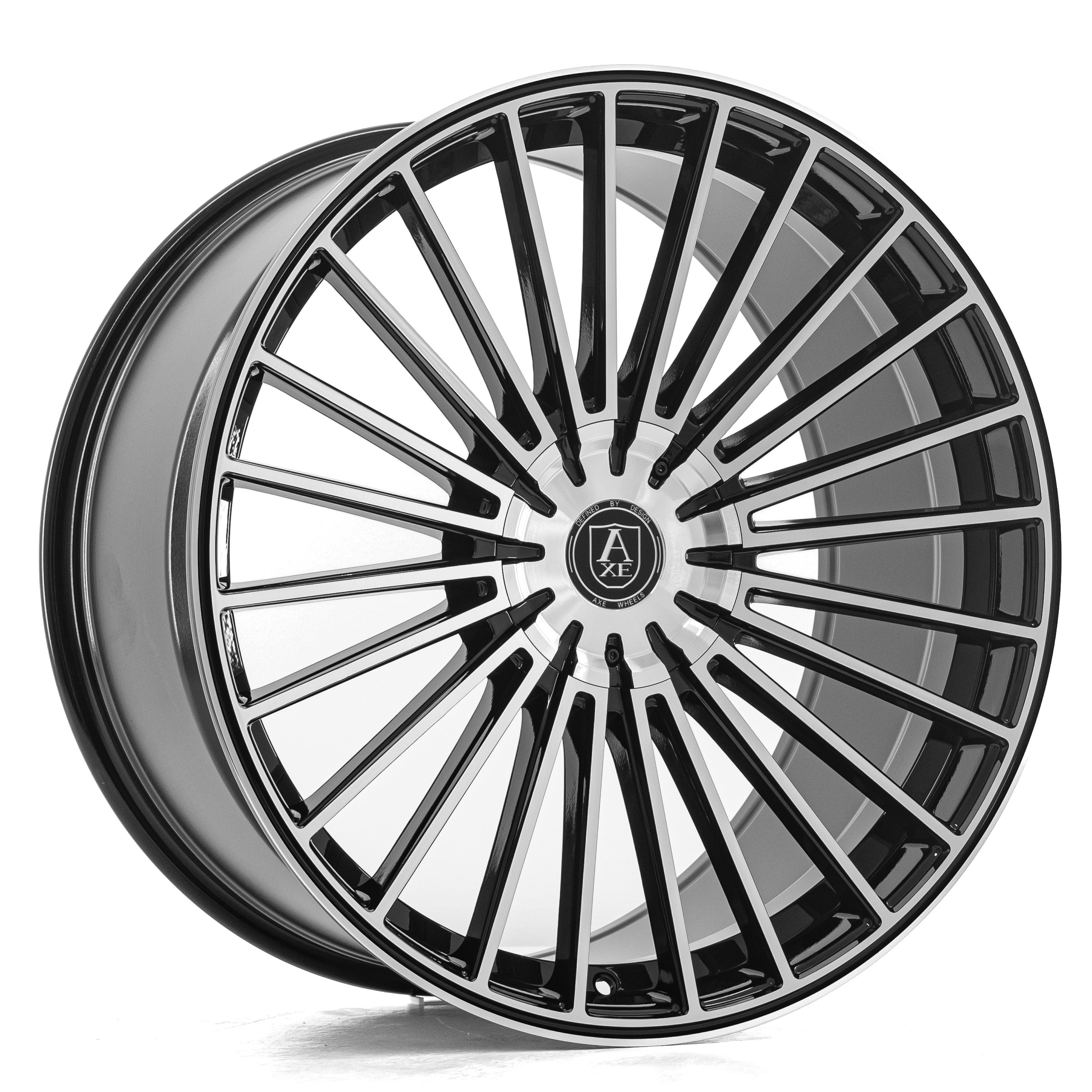 AXE WHEELS EX50 - BLACK AND POLISHED FACE