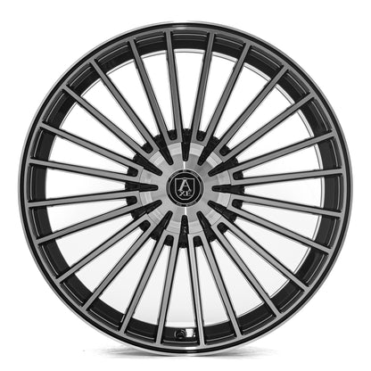 AXE WHEELS EX50 - BLACK AND POLISHED FACE