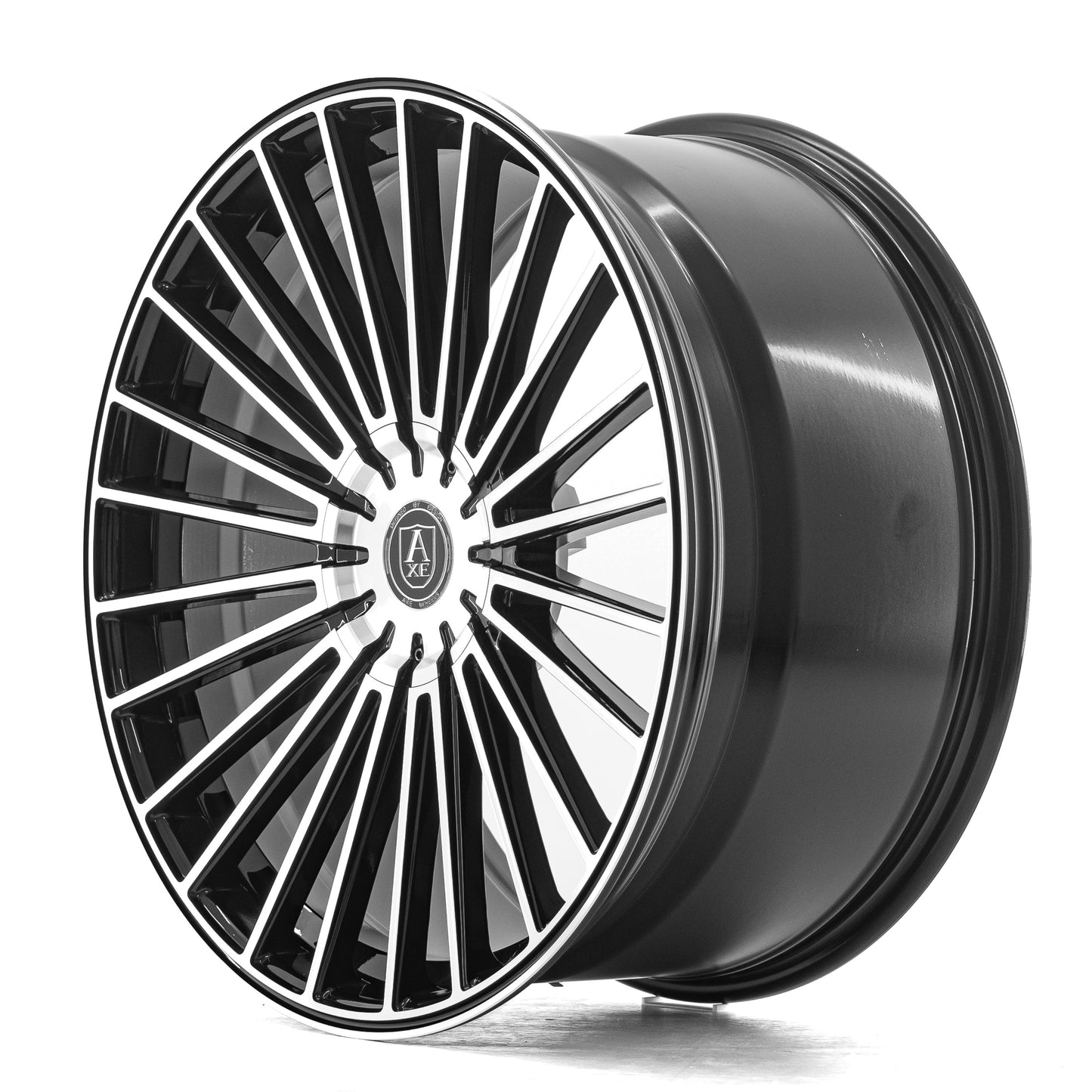 AXE WHEELS EX50 - BLACK AND POLISHED FACE