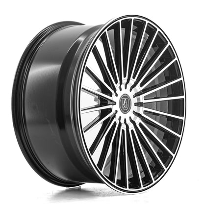 AXE WHEELS EX50 - BLACK AND POLISHED FACE