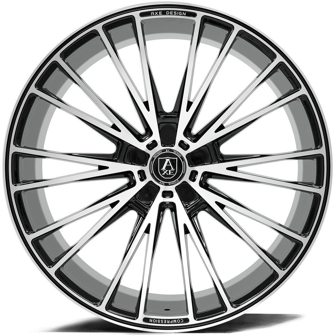 AXE WHEELS CF2 - BLACK AND POLISHED FACE