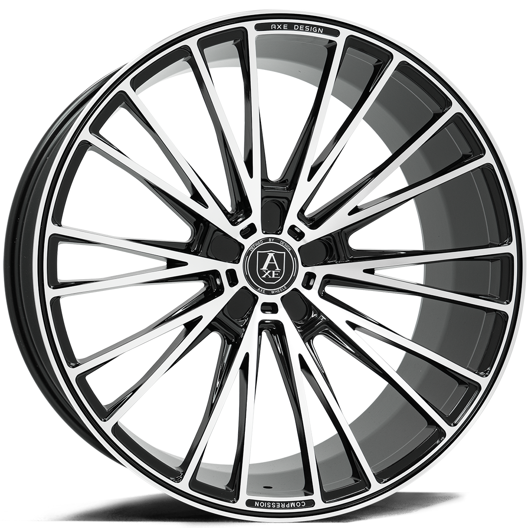 AXE WHEELS CF2 - BLACK AND POLISHED FACE