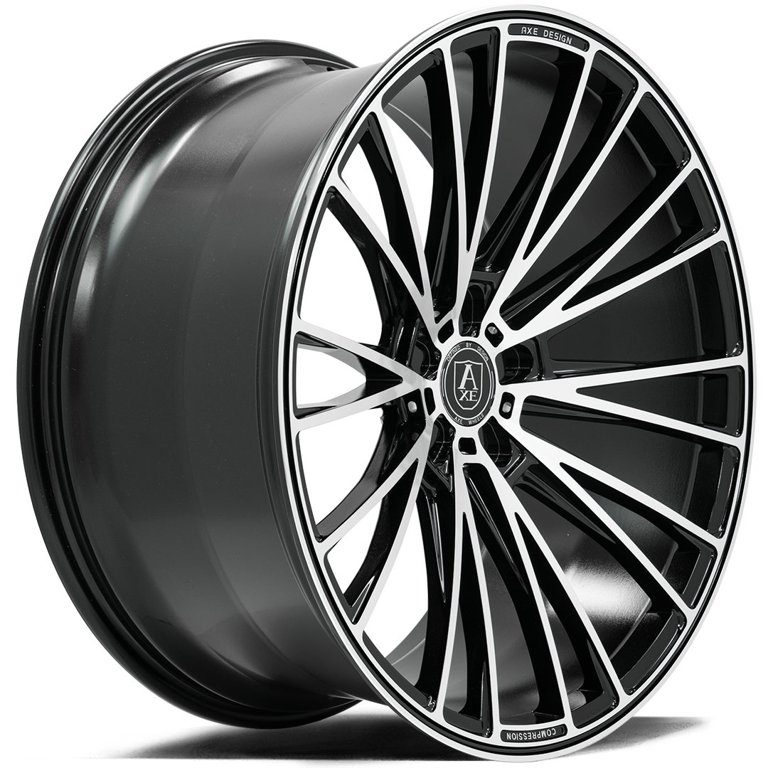 AXE WHEELS CF2 - BLACK AND POLISHED FACE
