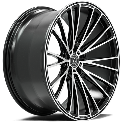 AXE WHEELS CF2 - BLACK AND POLISHED FACE