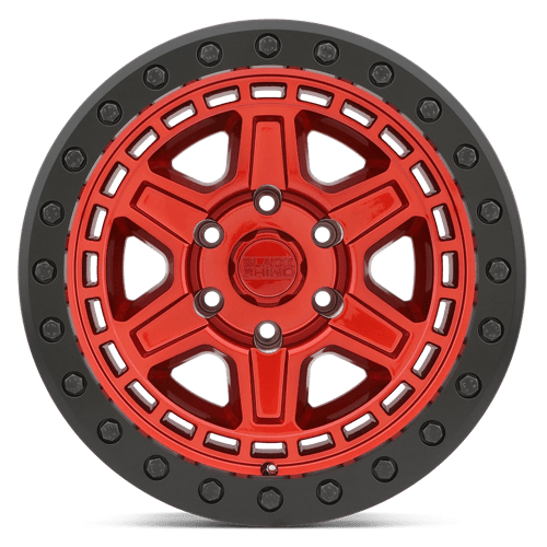 BR RENO 17X9 5X127 -18 71 CNDY RED BLK